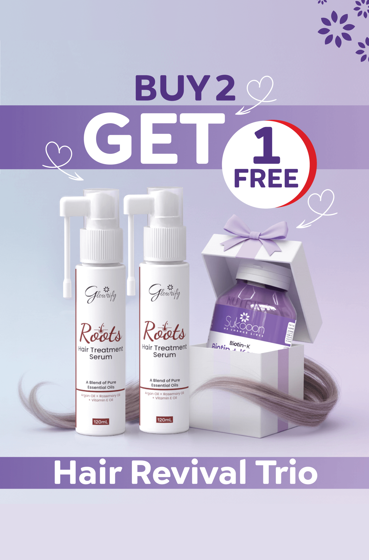 Buy 2 Roots (Get 1 Biotin Free)