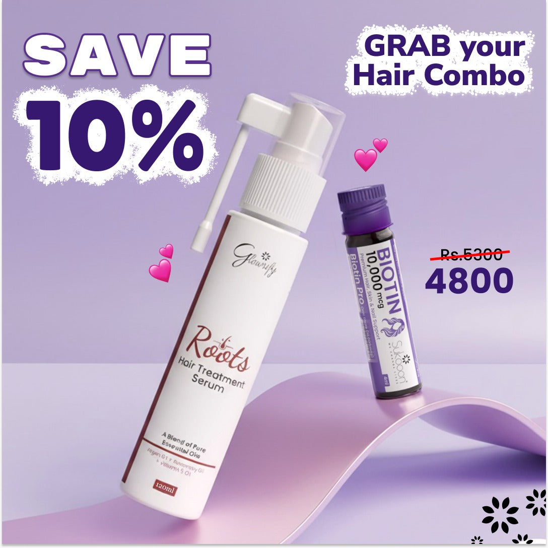 Roots + Biotin Pro (10,000 mcg) Bundle